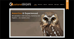 Desktop Screenshot of patanelaw.com.au